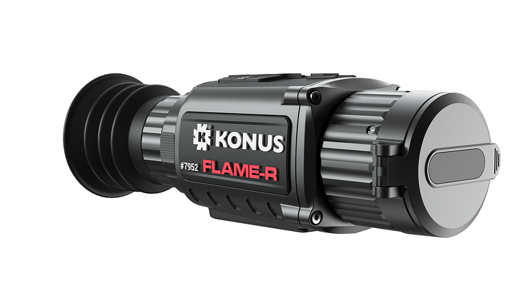 Konus Flame-R 7952 ottica termica monoculare vista laterale caccia notturna