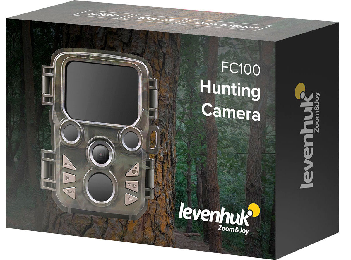 Fotocamera da caccia levenhuk FC100 fototrappola night vision videocamera 82871