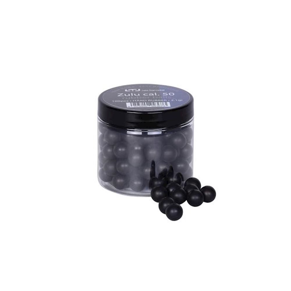 Palle calibro 50 Ram 500 pz Zulu rubber balls sfere fionda Umarex T4E HDR50 HDP