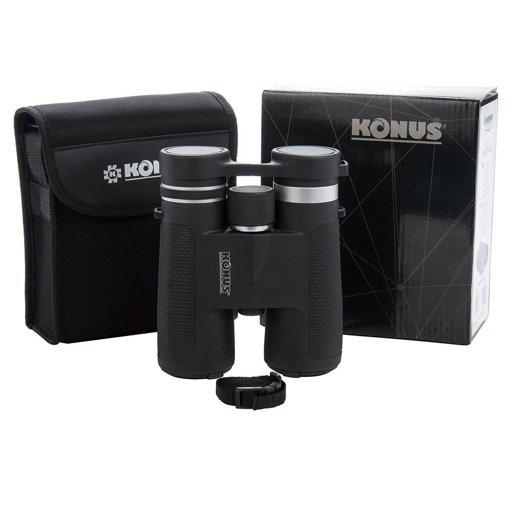Konus Woodland Professional Binoculars for Birdwatching, Hunting, Fishing, and Trekking 