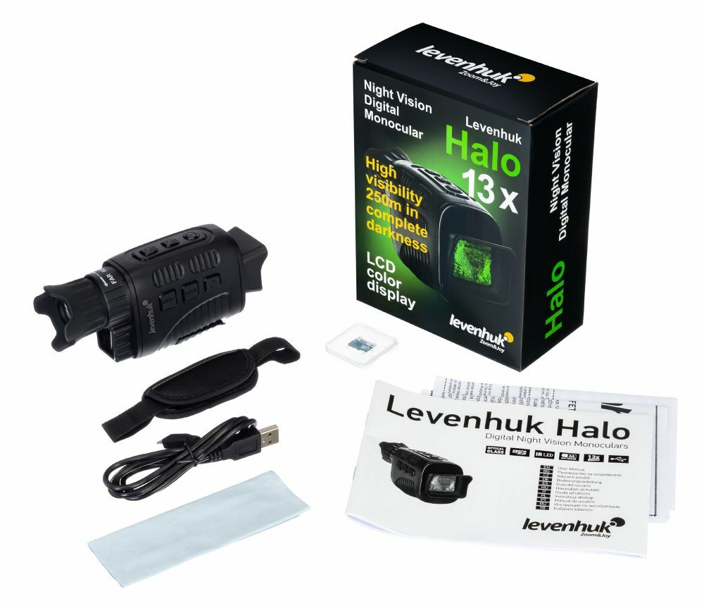 Levenhuk HALO 13X Digital Monocular Night Vision with Hunting Recorder