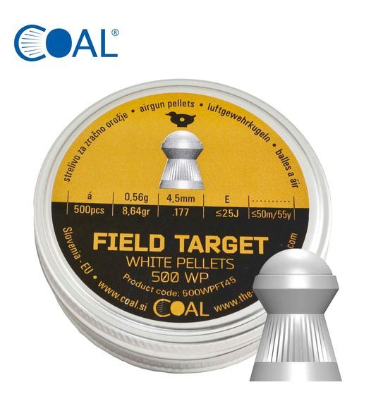 Piombini 4.5mm 177 Field Target Coal pallini plinking airgun pellets diabolo