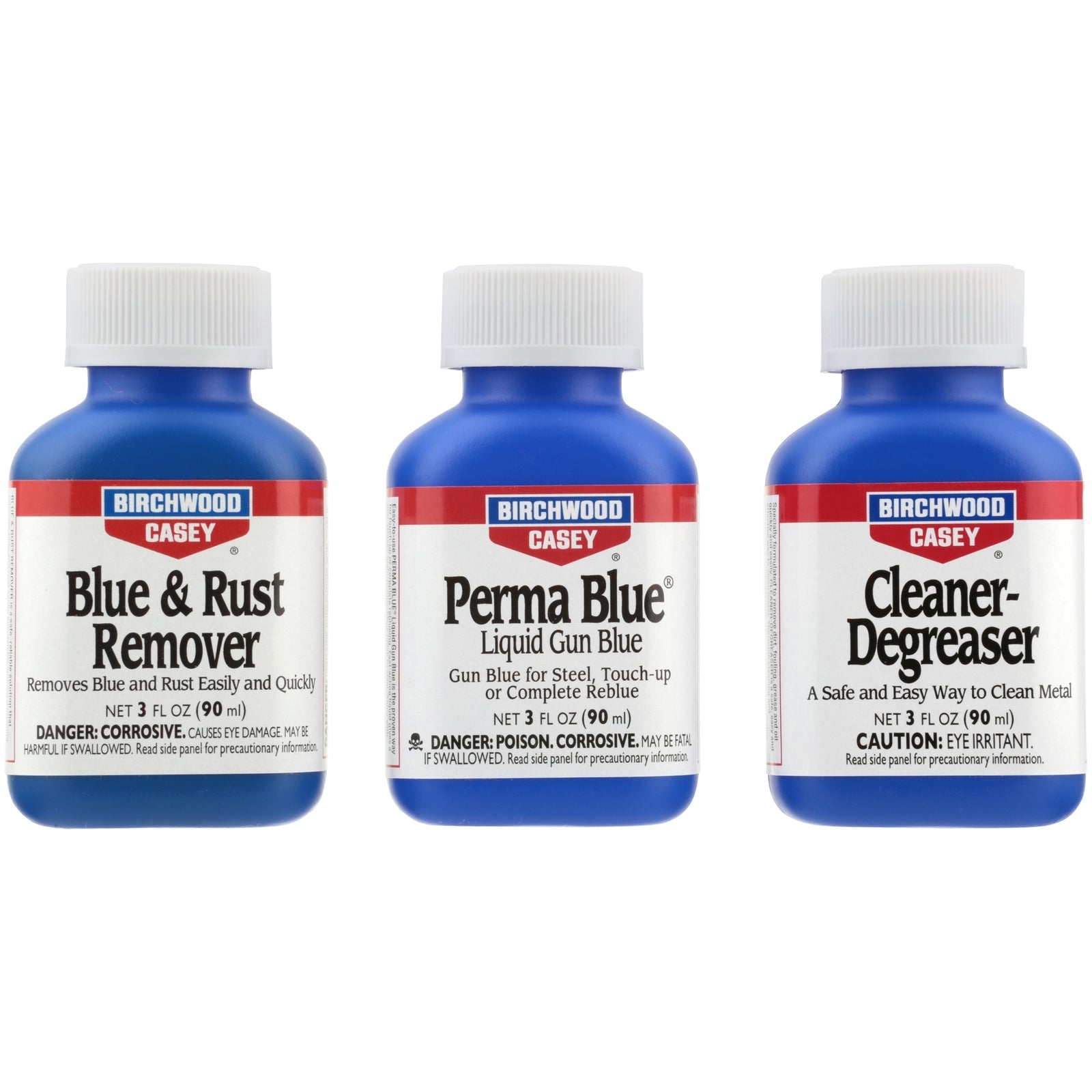 Kit Birchwood Casey Perma Blue Brunitore Freddo Acciaio Armi Fucile Pistola