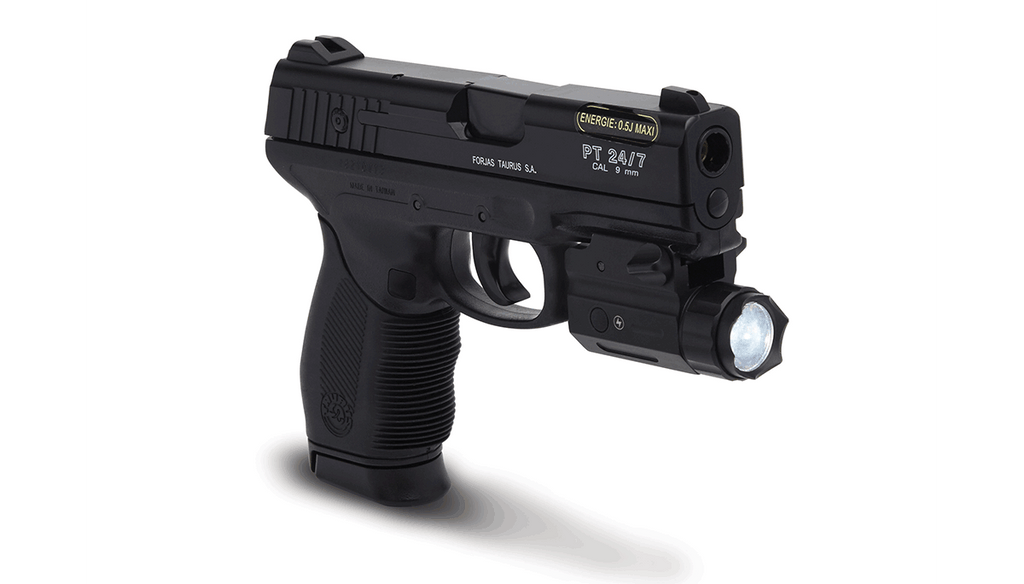 Torcia tattica a led con attacco sgancio rapid Konus 360 lumen impermeabile 3940