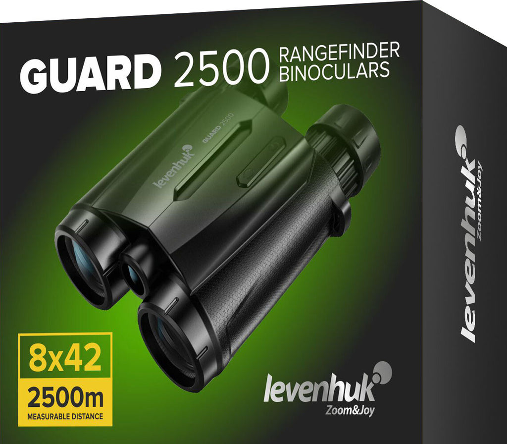 Binocolo professionale con telemetro Levenhuk Guard 2500 militare caccia 81970