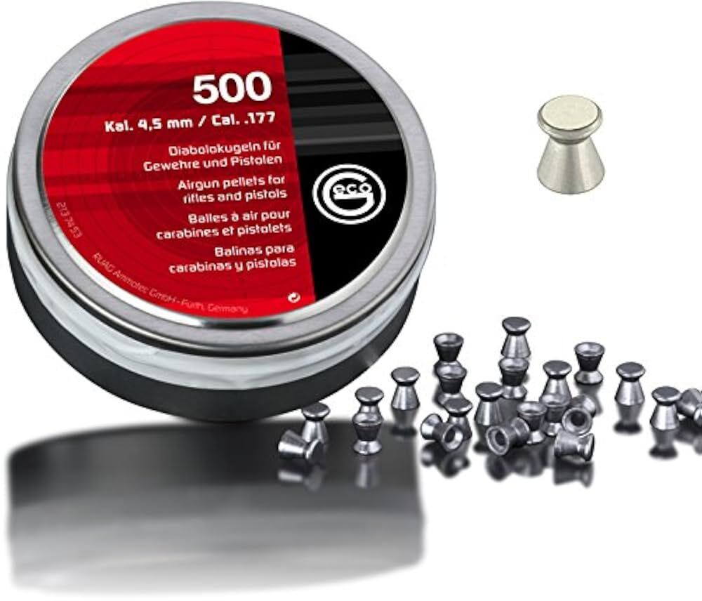 Piombini 4.5mm Geco diabolo pellets per carabina aria compressa plombs airgun