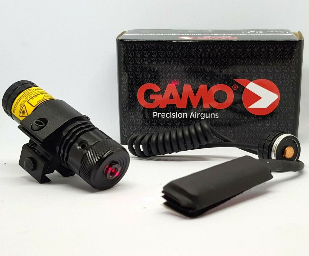 Gamo Laser Rosso Mirino CO2 Aria Compressa Weaver 22mm 11mm 200m Telecomando