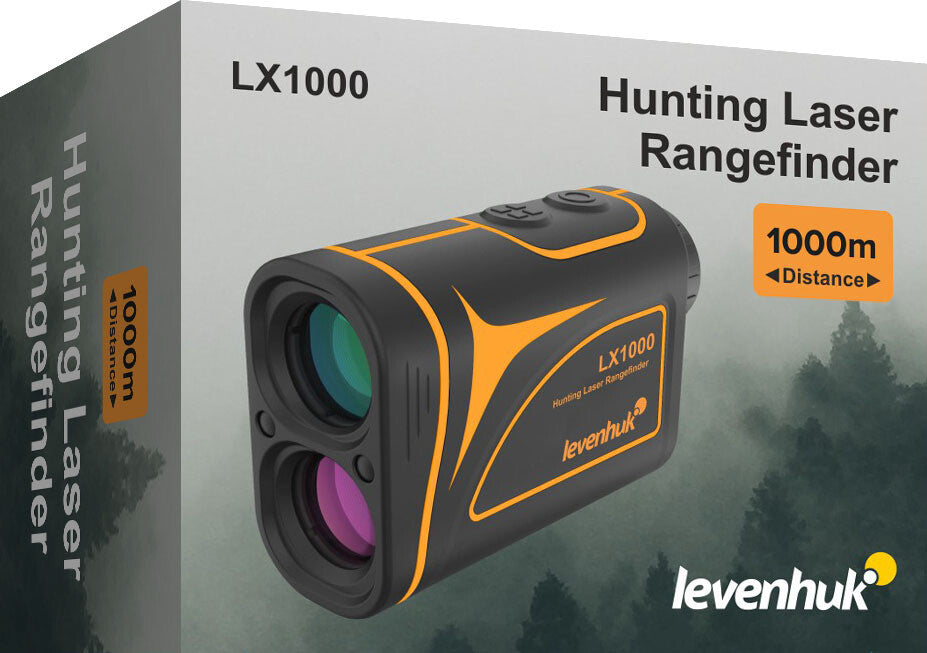 Telemetro laser da caccia Levenhuk LX1000 golf distanza 1000mt rangefinder 81417