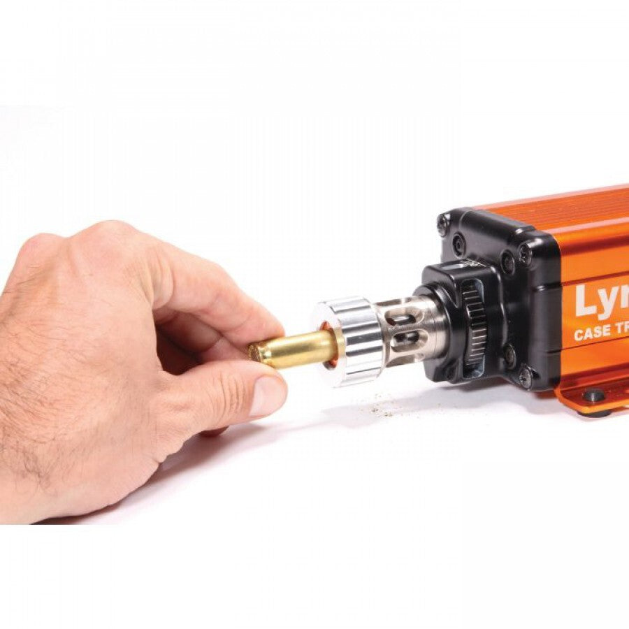 LYMAN Brass Smith Case Trim Express Lathe with 10 Reloading Bushings 