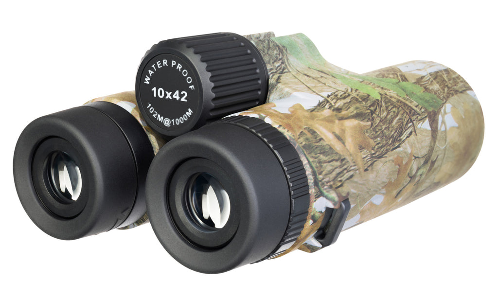 Binocolo professionale con reticolo levenhuk camo 10x42 da caccia trekking sport