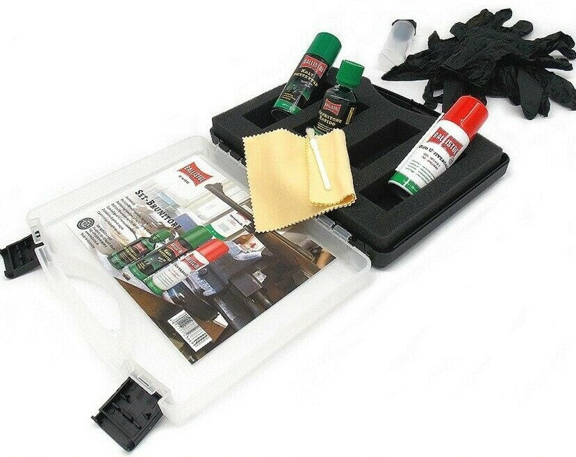 Ballistol kit brunitore a freddo per acciaio metalli restauro armi colore nero