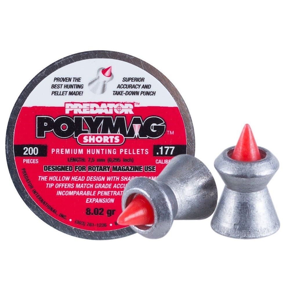 Piombini 4.5mm Jsb polymag shorts pallini aria compressa per co2 airgun pellets