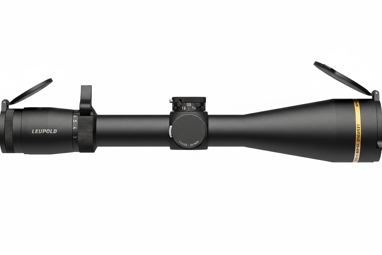 Leupold VX-6HD 3-18x50 — vista laterale con torrette CDS-ZL2 e leva cambio ingrandimento