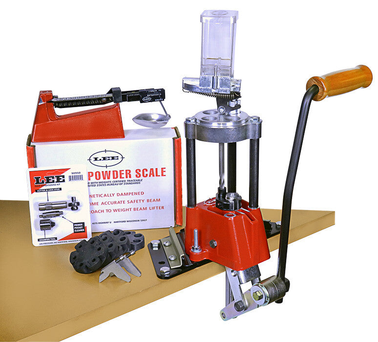 Lee Turret 4-Station Press with Auto Index Value Kit reloading press 90928 