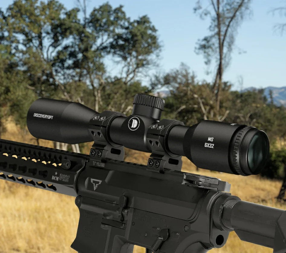 Cannocchiale DISCOVERYOPT MS 6X32 SFP-MOA 25.4mm Ottica Mirino Caccia Tiro