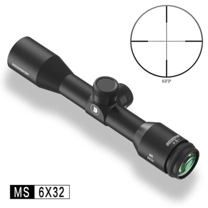 Cannocchiale DISCOVERYOPT MS 6X32 SFP-MOA 25.4mm Ottica Mirino Caccia Tiro