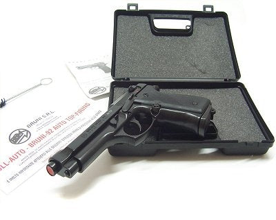 Pistola Bruni a salve 92 a raffica calibro 8 mm Top Firing scacciacani capodanno teatro
