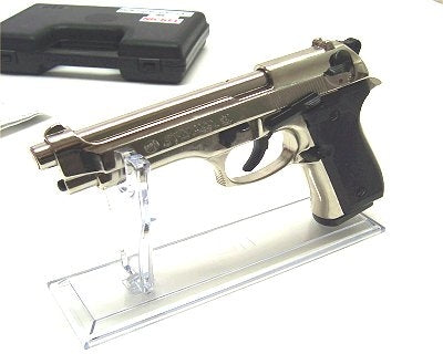 Pistola Bruni a salve 92 inox calibro 9 mm Top Firing scacciacani capodanno teatro