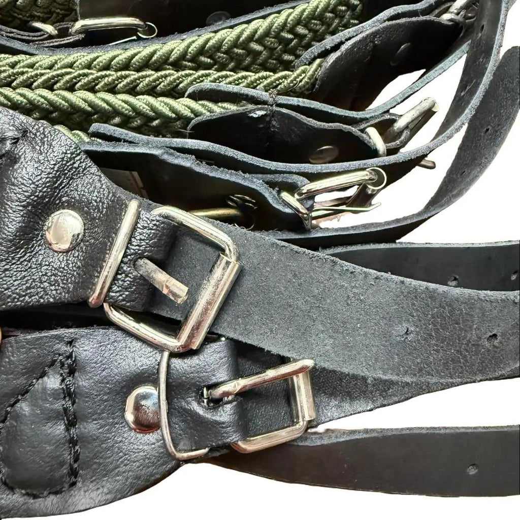 Elastic hunting rifle sling strap with buckle