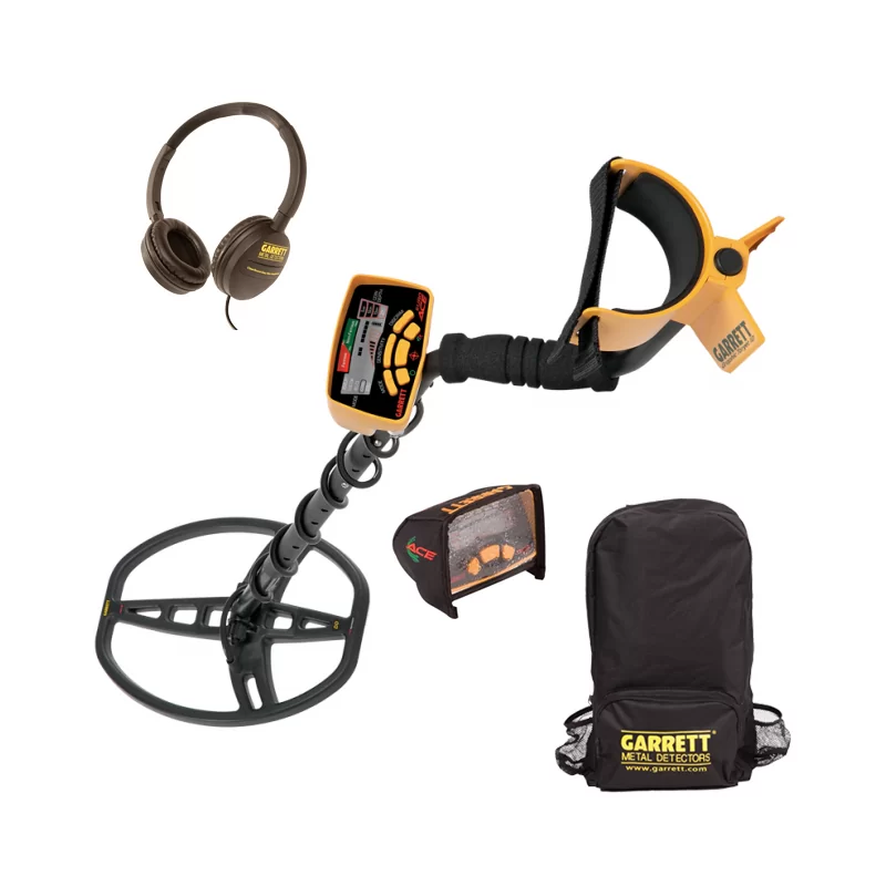 Garrett Euro ACE Metal Detector Cercametalli Monete Reperti Piastra DD 8,25kHz