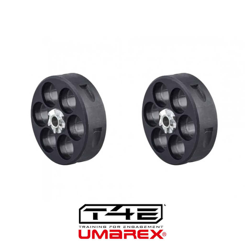 2 Caricatori Tamburo Cal.50 Umarex T4E HDR50 TR50 Paintball Difesa