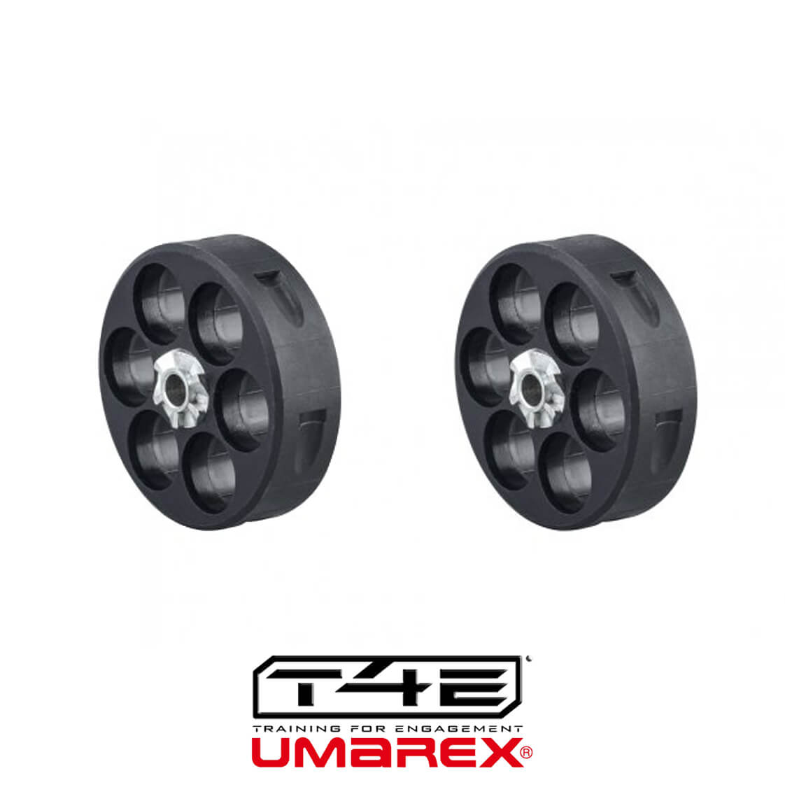 2 Caricatori Tamburo Cal.50 Umarex T4E HDR50 TR50 Paintball Difesa
