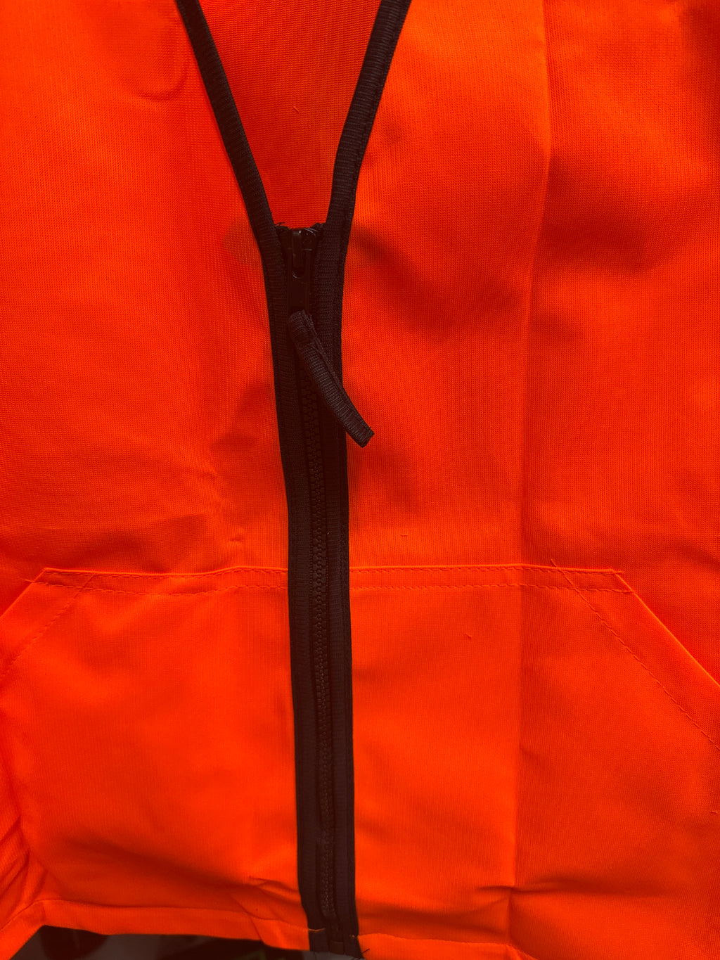 Allen Gilet Caccia Arancione Blaze Alta Visibilità Battuta Cinghiale Zip