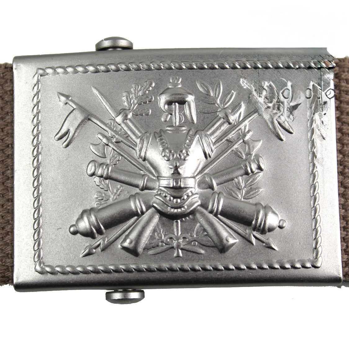 Cintura militare con fibia Esercito Italiano originale colore khaki softair