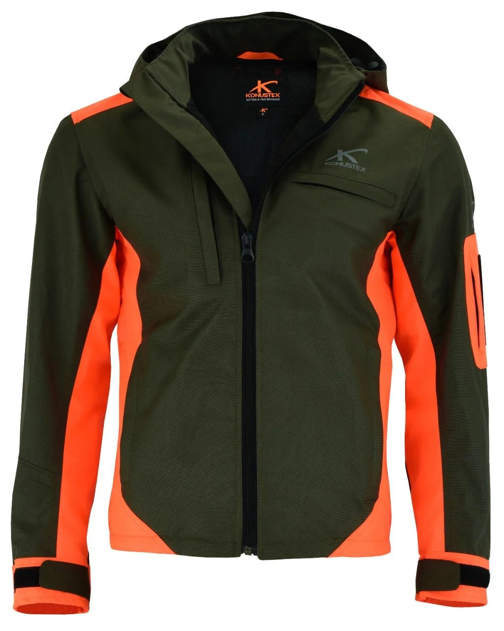 Giacca Impermeabile Caccia Trekking Konustex Slyder 2.0 Verde
