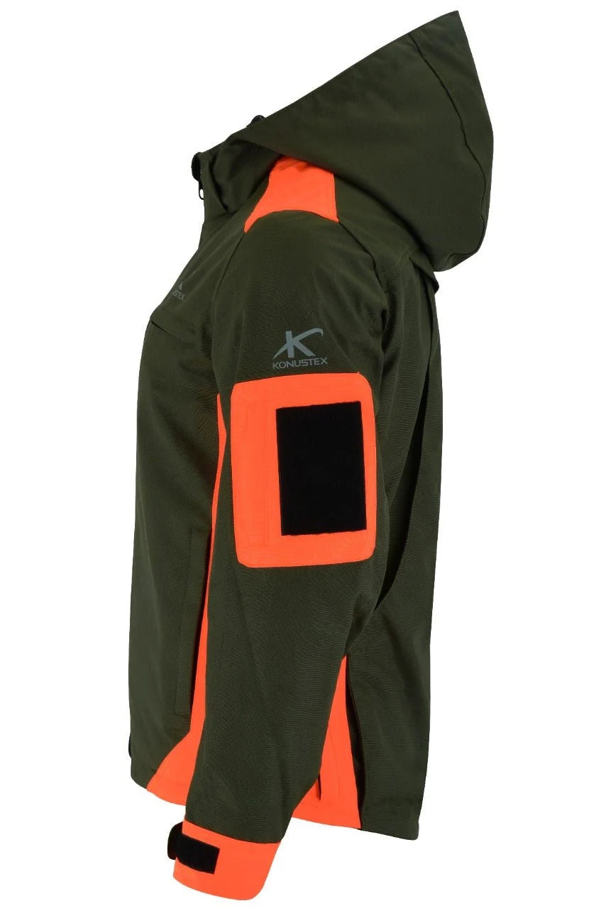 Giacca Impermeabile Caccia Trekking Konustex Slyder 2.0 Verde