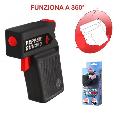 Spray al peperoncino Pepper Gun 360 per difesa personale autodifesa