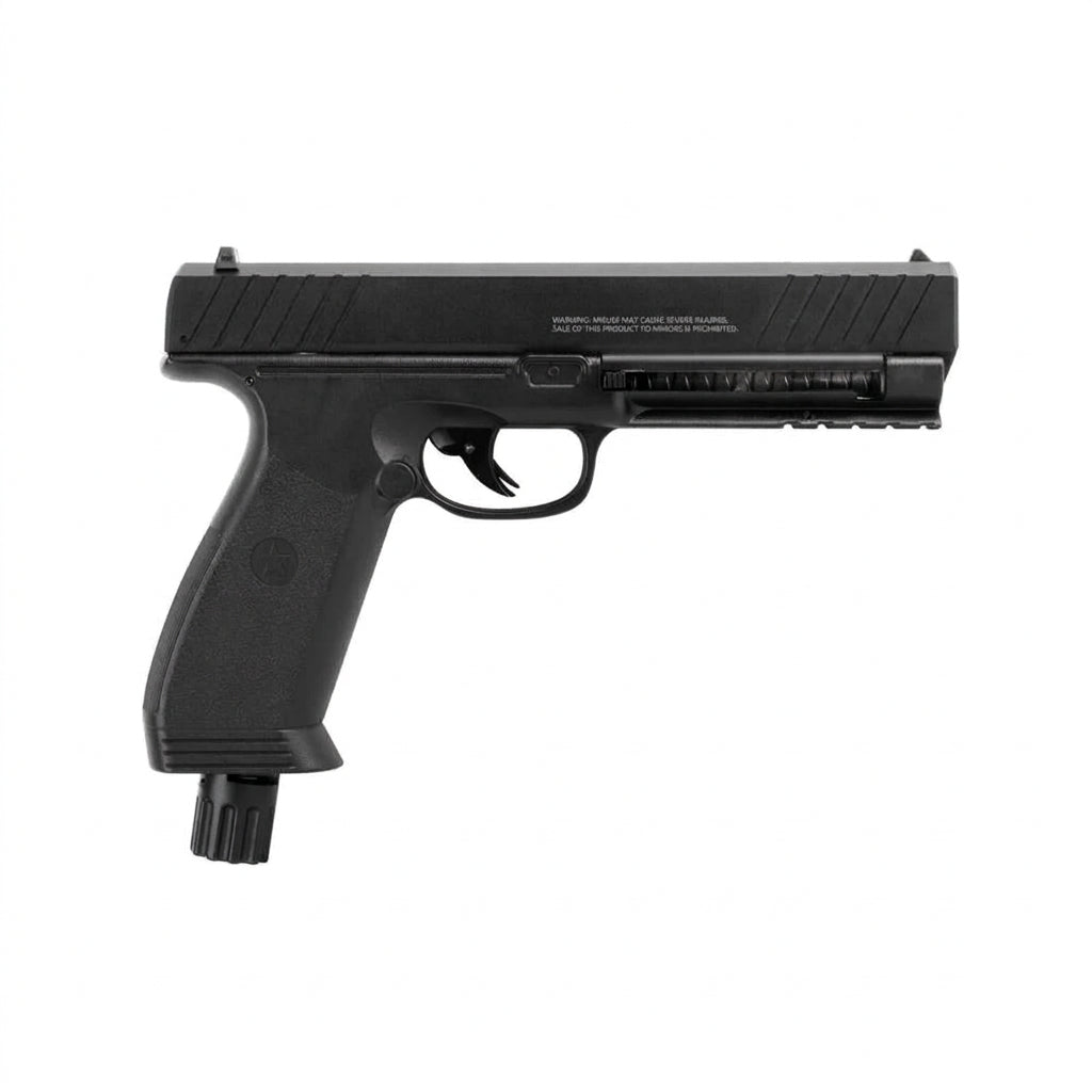 Vesta Defense PDW50 nero, vista del lato opposto con slitta accessori