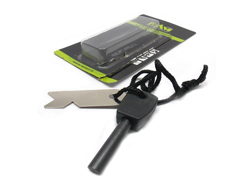 Accendifuoco Acciarino RAM Scout Trekking Campeggio Sopravvivenza Outdoor