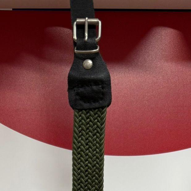 Elastic hunting rifle sling strap with buckle