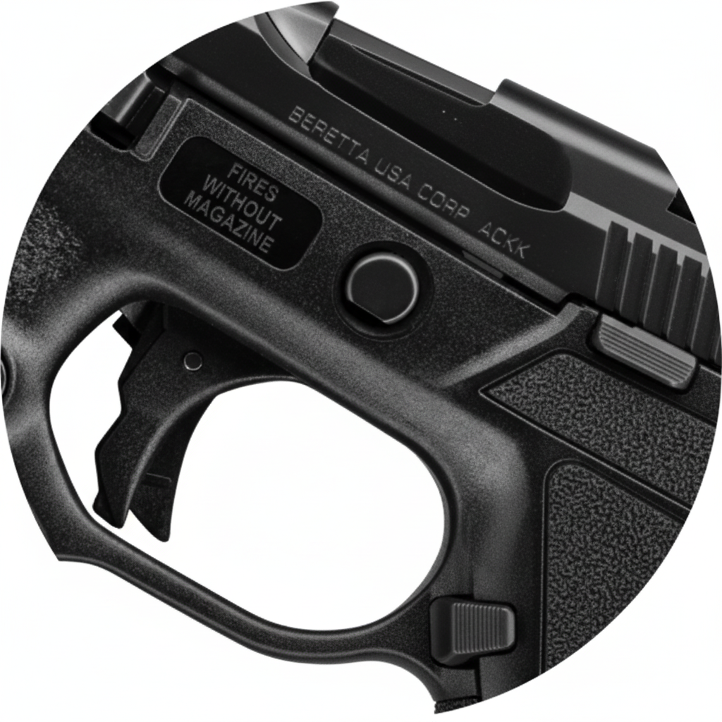 Beretta APX A1 Full Size – dettaglio grilletto striker action