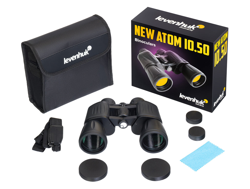 Binocolo Levenhuk New Atom 10x50 Caccia Birdwatching Militare Outdoor IPX3