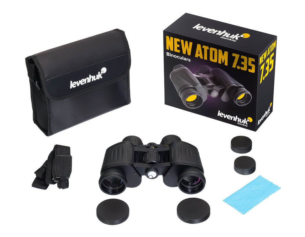 Binocolo Levenhuk New Atom 7x35 caccia Birdwatching militare outdoor