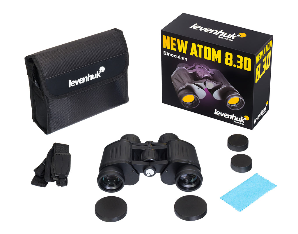 Binocolo Levenhuk 8x30 Caccia Birdwatching Prismi Porro Custodia Inclusa