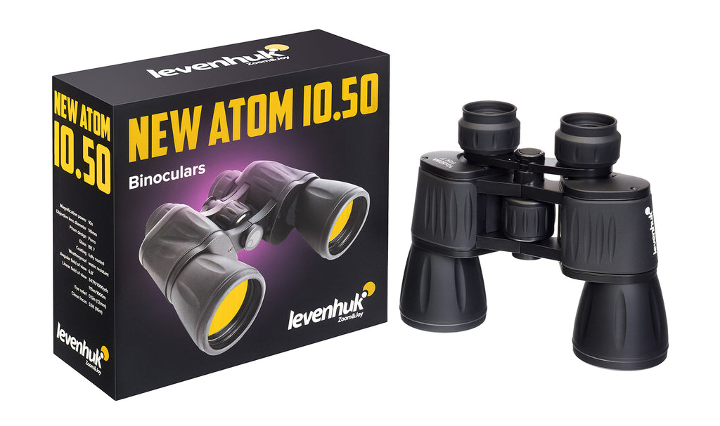 Binocolo Levenhuk New Atom 10x50 Caccia Birdwatching Militare Outdoor IPX3