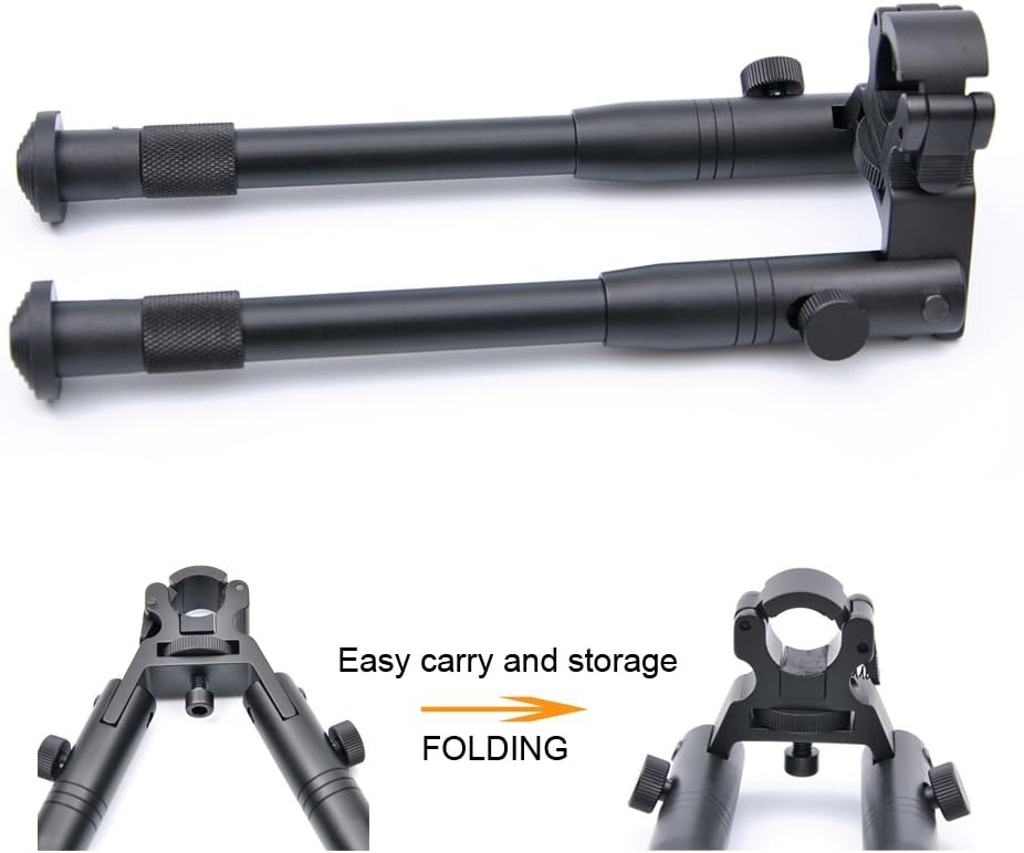 Bipiede a Morsetto Carabina Aria Compressa PCP CO2 Regolabile Alluminio Airgun