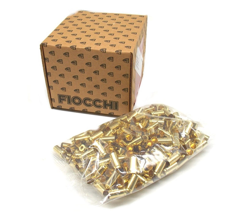 Bossoli Fiocchi 9 Corto .380 Auto Ottone Non Innescati ricarica tiro sportivo 250 Pz