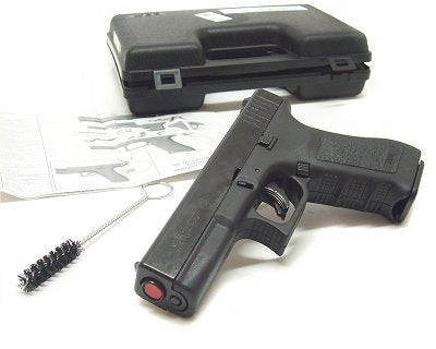 Pistola Bruni a salve Gap nera calibro 9mm Top Firing scacciacani capodanno