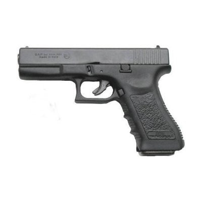 Pistola Bruni a salve Gap nera calibro 9mm Top Firing scacciacani capodanno