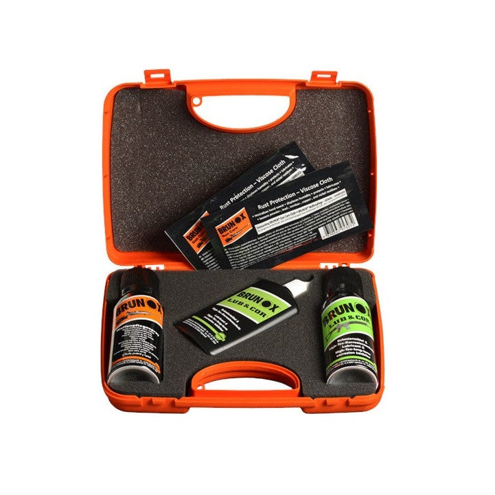 Kit Manutenzione Armi Brunox Completo Pulizia Lubrificazione con Custodia