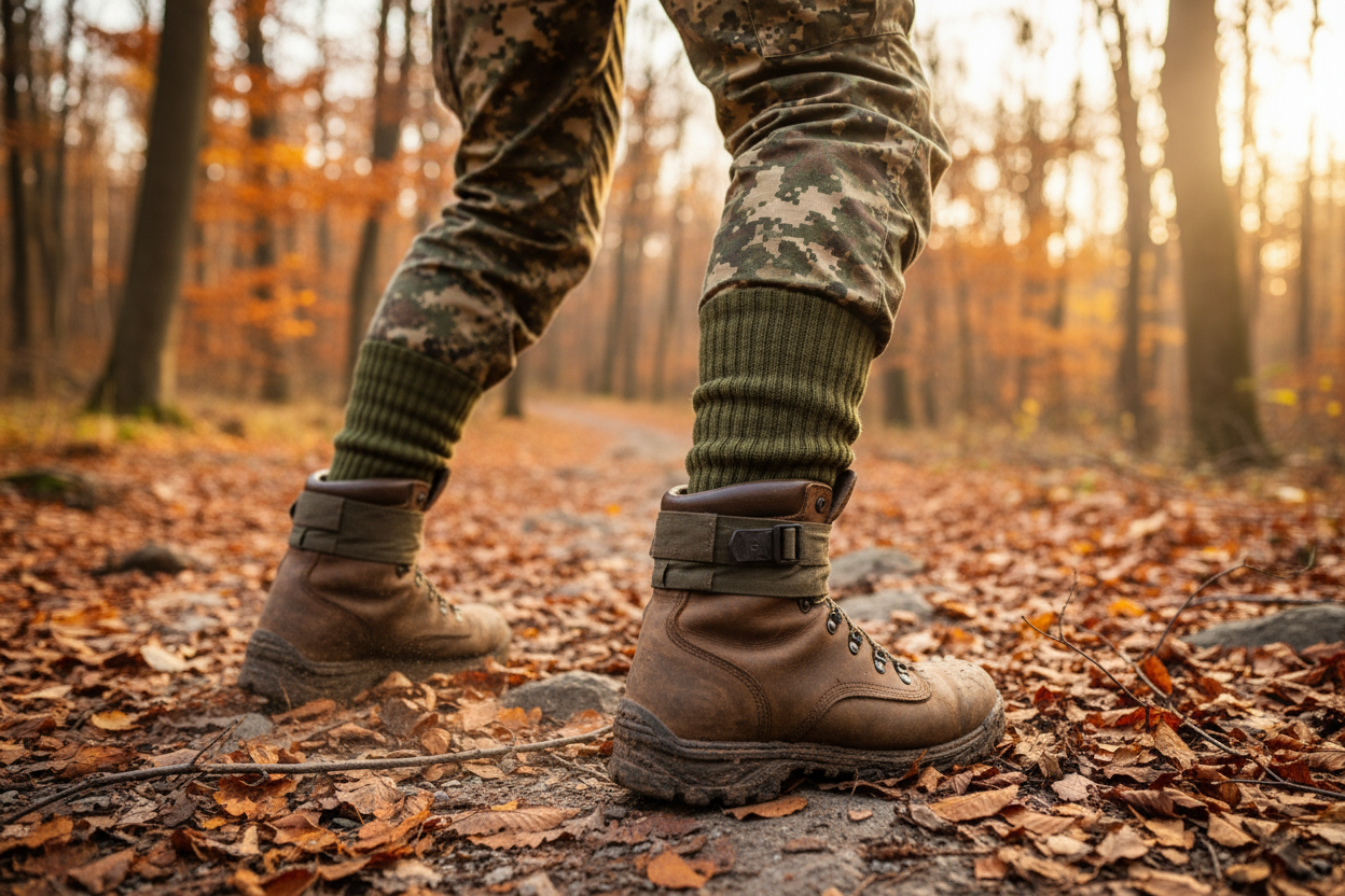 Calzettoni Militari Lana Caccia Softair Outdoor Trekking 39/42 esercito