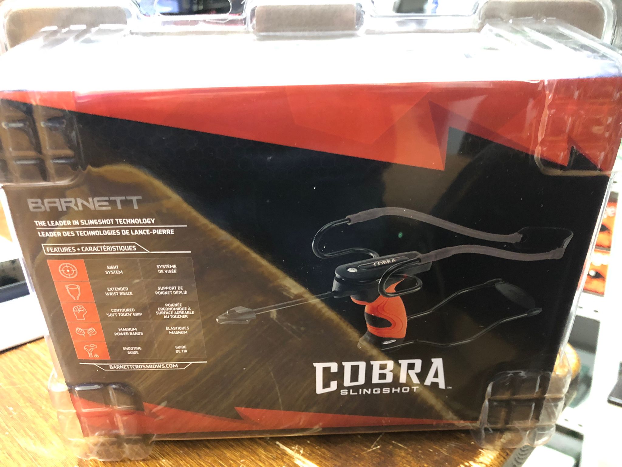 Fionda Barnett Cobra Professionale Caccia Tiro Sportivo Stabilizzatore Slingshot
