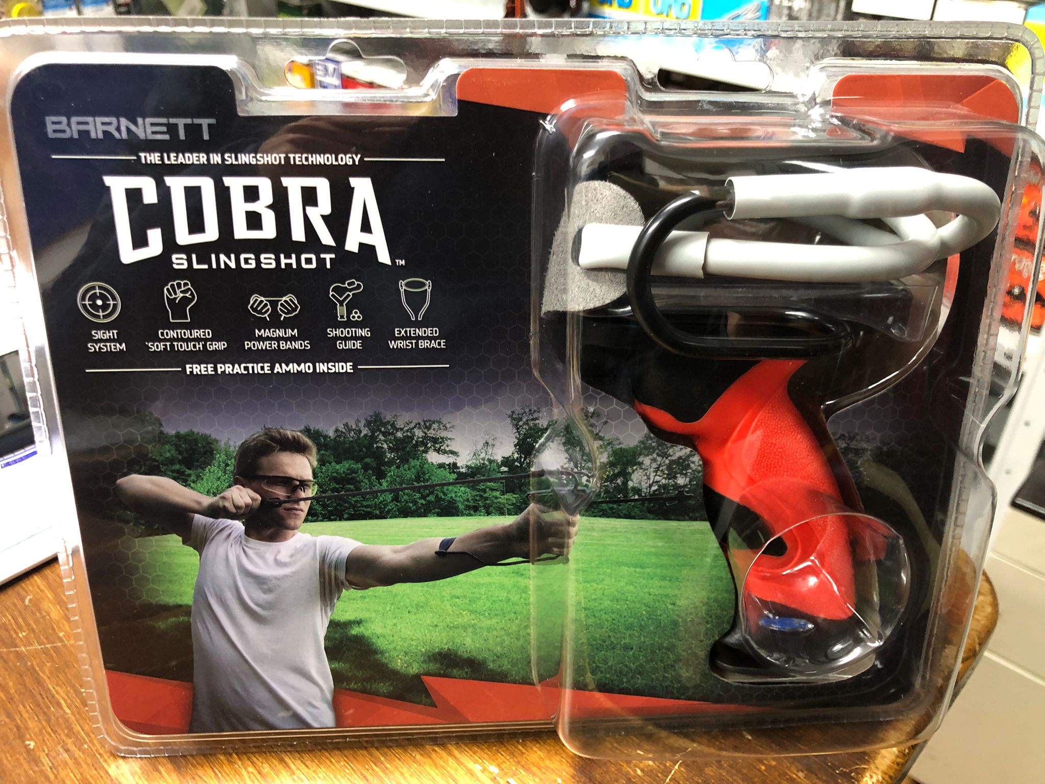 Fionda Barnett Cobra Professionale Caccia Tiro Sportivo Stabilizzatore Slingshot