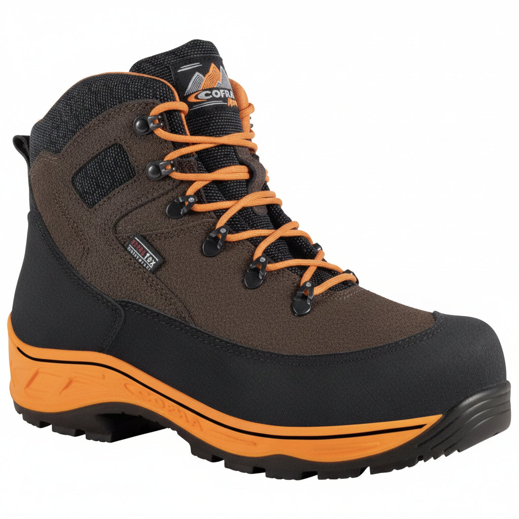 Anfibi Cofra Scratch Orange da caccia trekking waterproof pelle antigraffio
