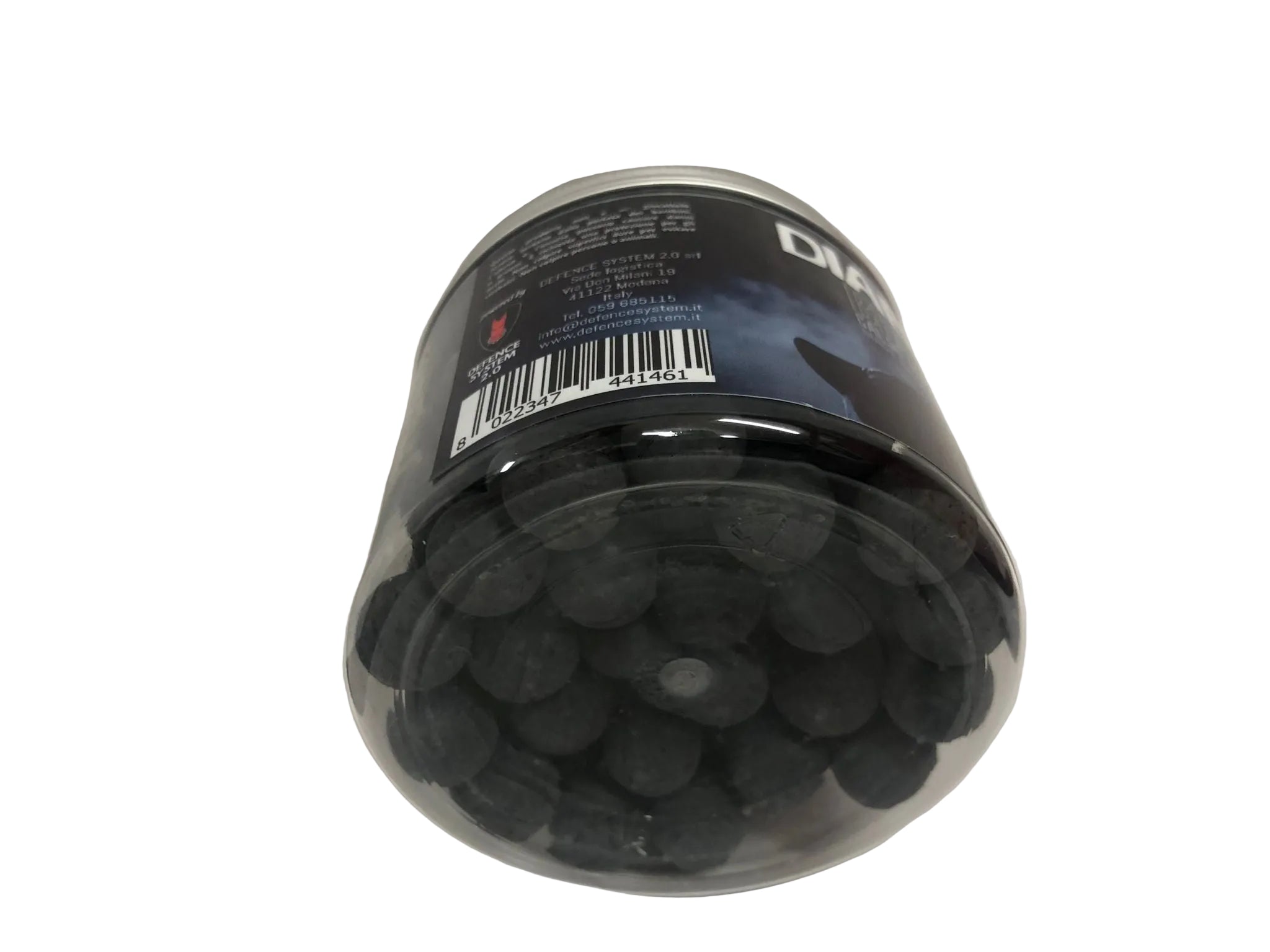 Palle in gomma calibro 50 Ram Diablo Black difesa sfere biglie fionda T4E HDR50