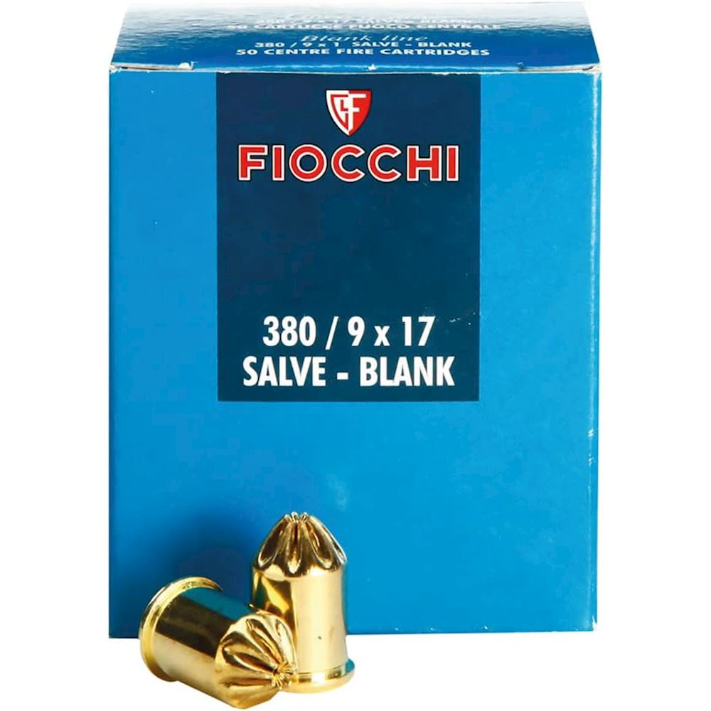 Cartucce a Salve 380 (9x17) Fiocchi 50pz per Revolver Capodanno Gare Cinofile